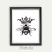 Bee Decor Printable Queen Bee Bee Print Queen Bee Wall - Etsy