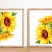 Sunflower Wall Decor Wall Art Printable Flower Decor - Etsy