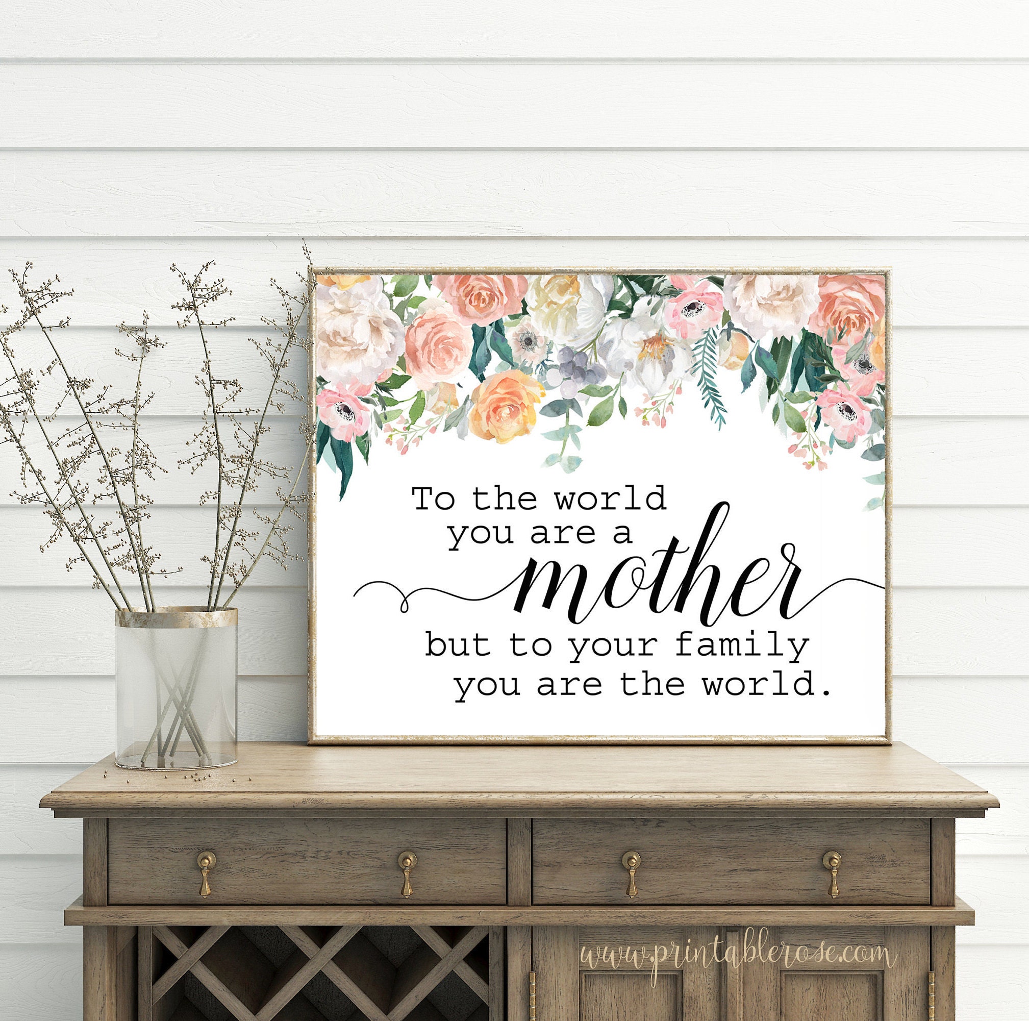Mother Gift Mom Gift Mother Printable Mother Print Mother | Etsy