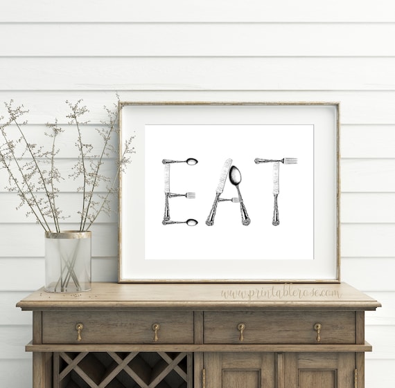 Eat Sign Kitchen Printable For Image 0