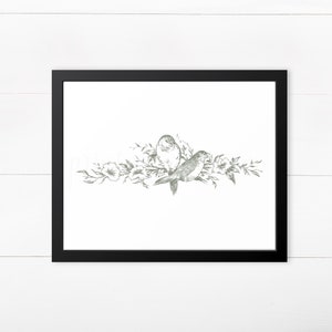 Bird Prints Bird Printable Printable Wall Art Wall Art | Etsy