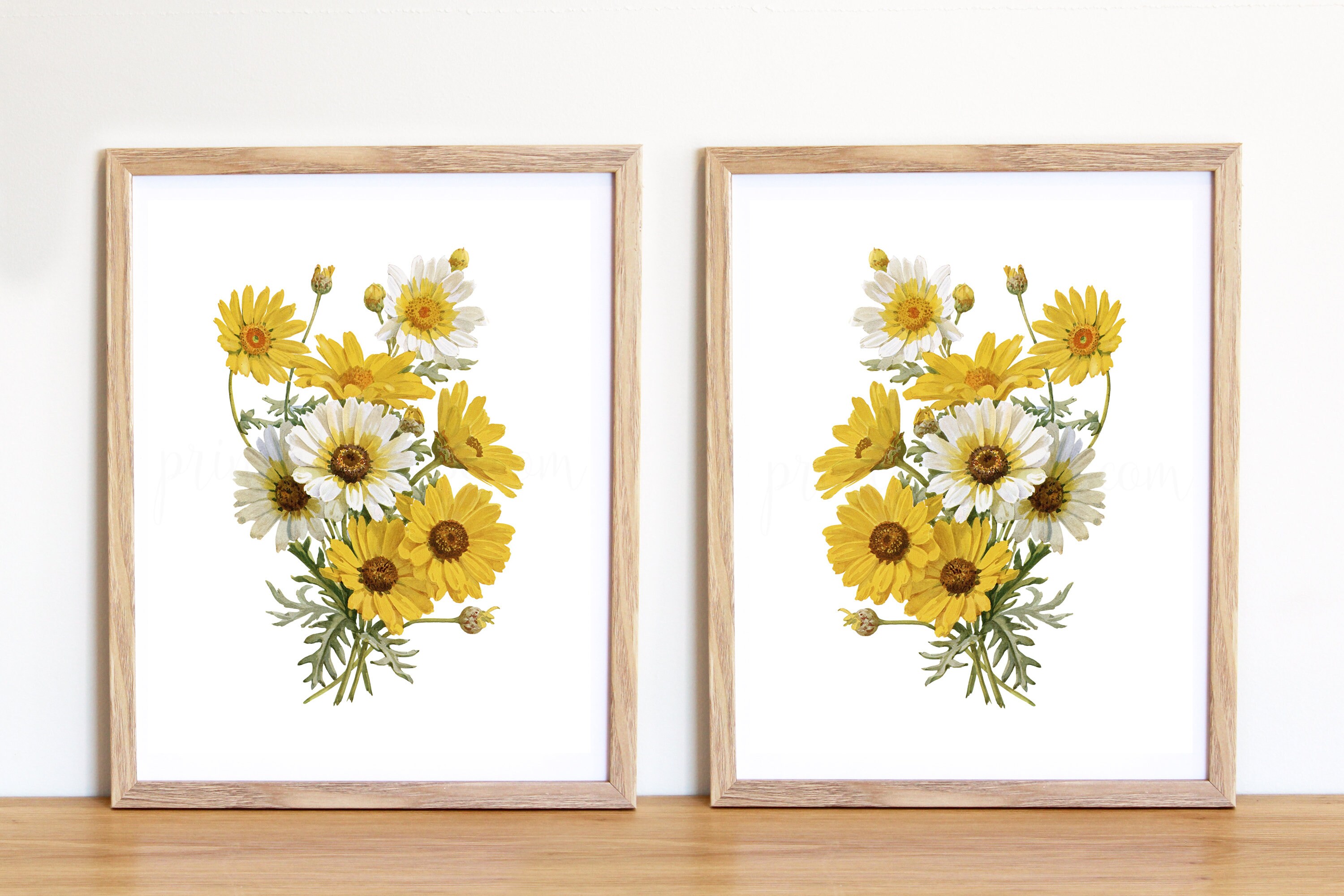 Daisy Decor Printable Art Daisy Wall Art Daisy Wall Decor Etsy