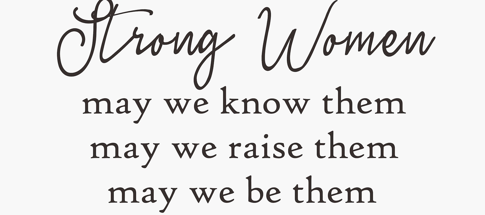 Strong Women Printable Wall Art Strong Women May We Know Etsy