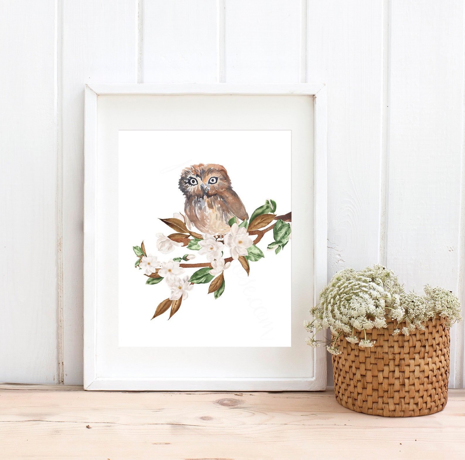Owl Decor for Home Owl Wall Art Printable Owl Print Digital | Etsy