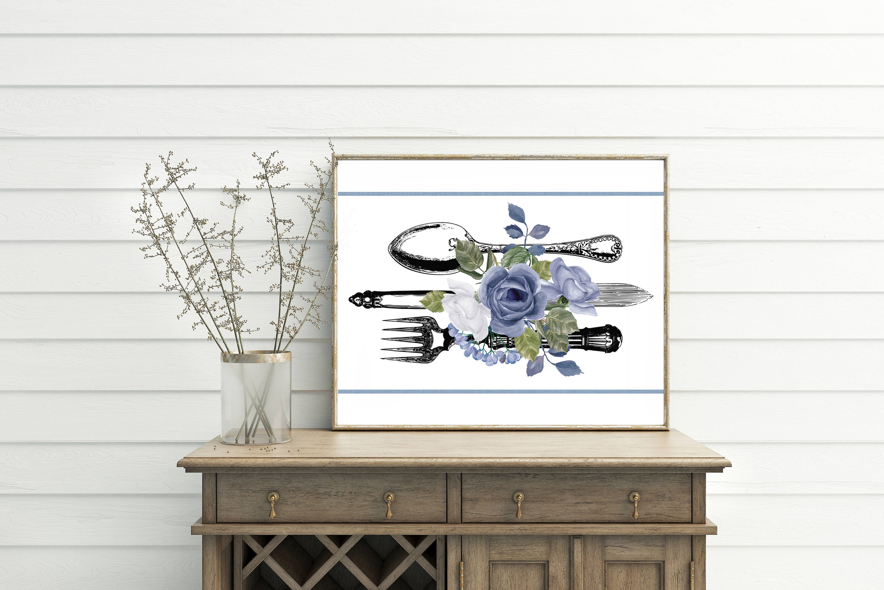 Dining Room Wall Art Printable Dining Room Decor Wall Etsy