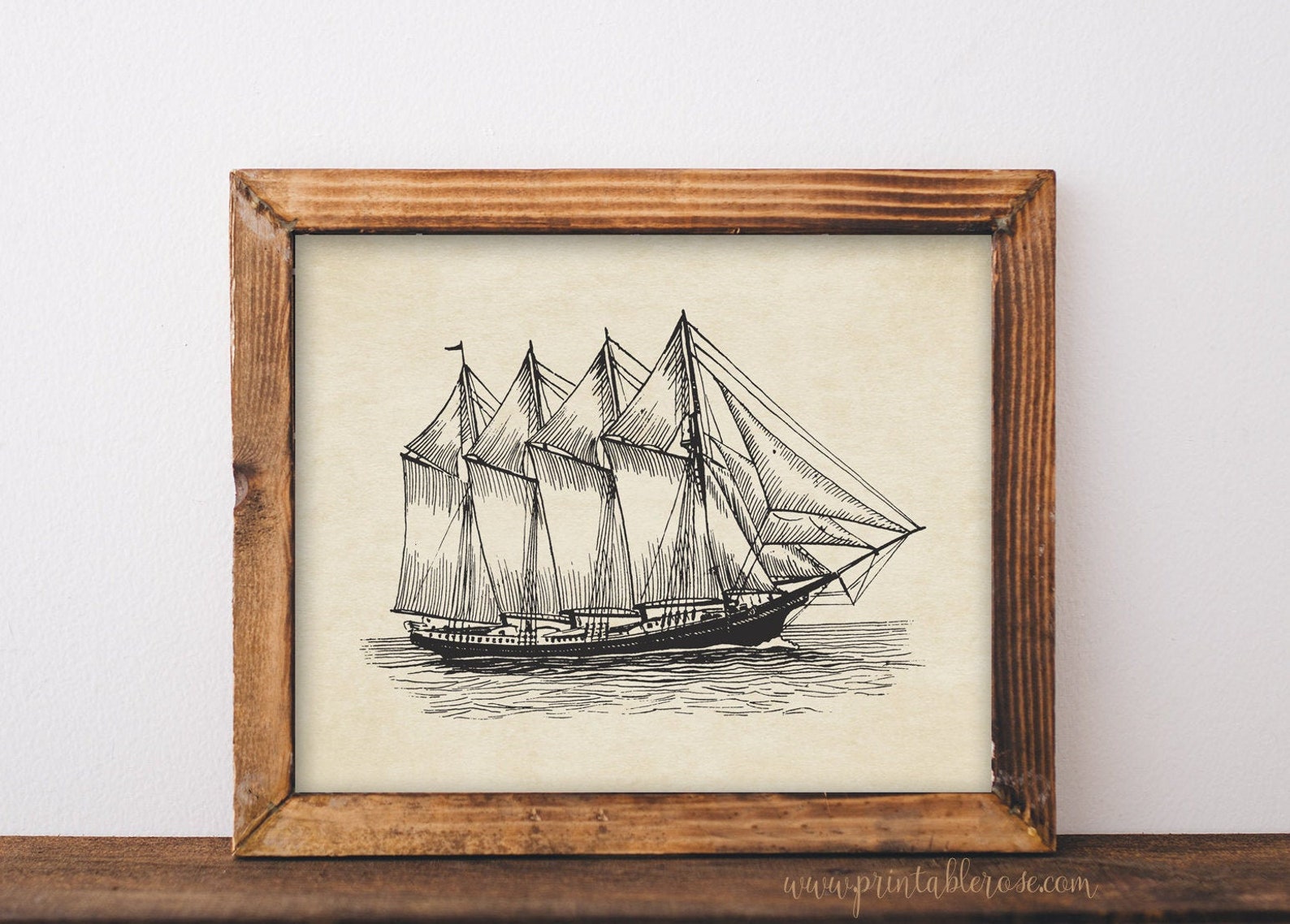 Ship Wall Decor vintage wall art nautical decor mens office Etsy
