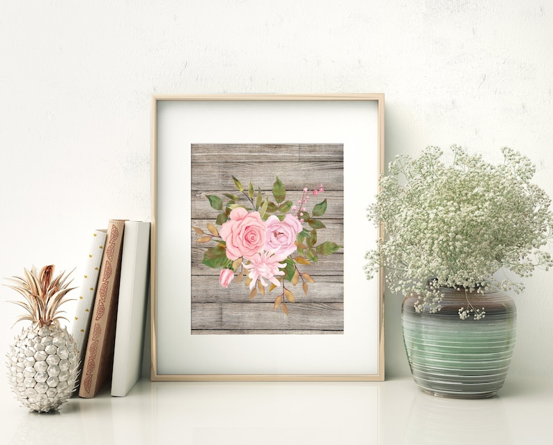 Wood Wall Art printable wall art bathroom wall art bathroom Etsy