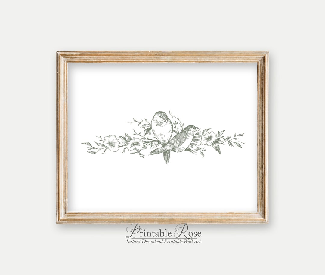 Bird Prints Bird Printable Printable Wall Art Wall Art - Etsy