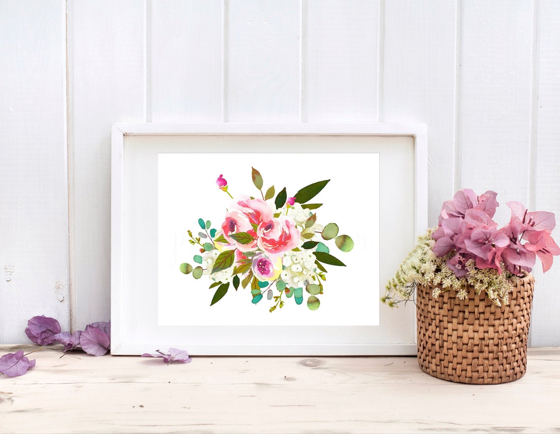 Flower Printable Flower Prints Flower Prints Wall Art Wall Etsy Australia