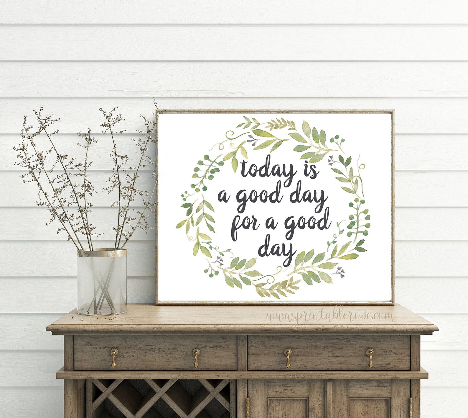 Printable Quote Printable Quotes Today is a Good Day for a - Etsy