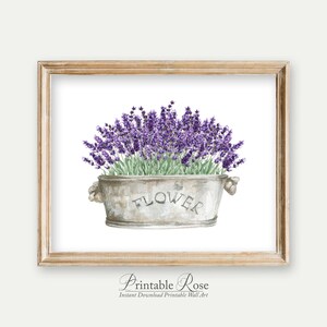 Lavender Printable Lavender Decor Lavender Print Wall Art - Etsy