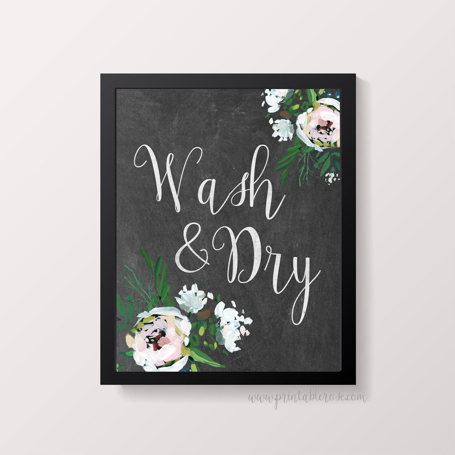 Wash and Dry Sign Laundry Room Decor Laundry Room Wall | Etsy