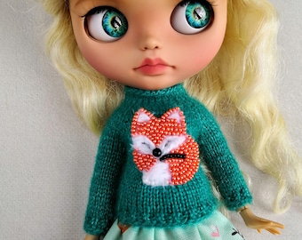 Blythe Pullover mit Fuchs
