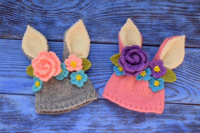 Blythe Bunny Hat: Hand-Knitted Doll Clothes image 10