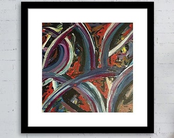 Original Art, Abstract Art, Tortured Soul, Acrylic Painting