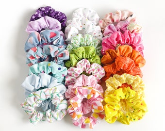 Scrunchies | Choose Your Own Pack of Scrunchies | Small Scrunchies | Kids Hair Accessories | Handmade Gift | Custom Pack | Scrunchie Set