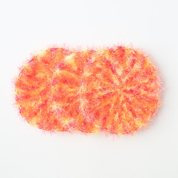 Pack of 3 Circle Dish Scrubby | Korean Crocheted Scrubber | Handmade Kitchen Scrubbie | Reusable Pot Scrubbies | Sponge Alternative | Gift