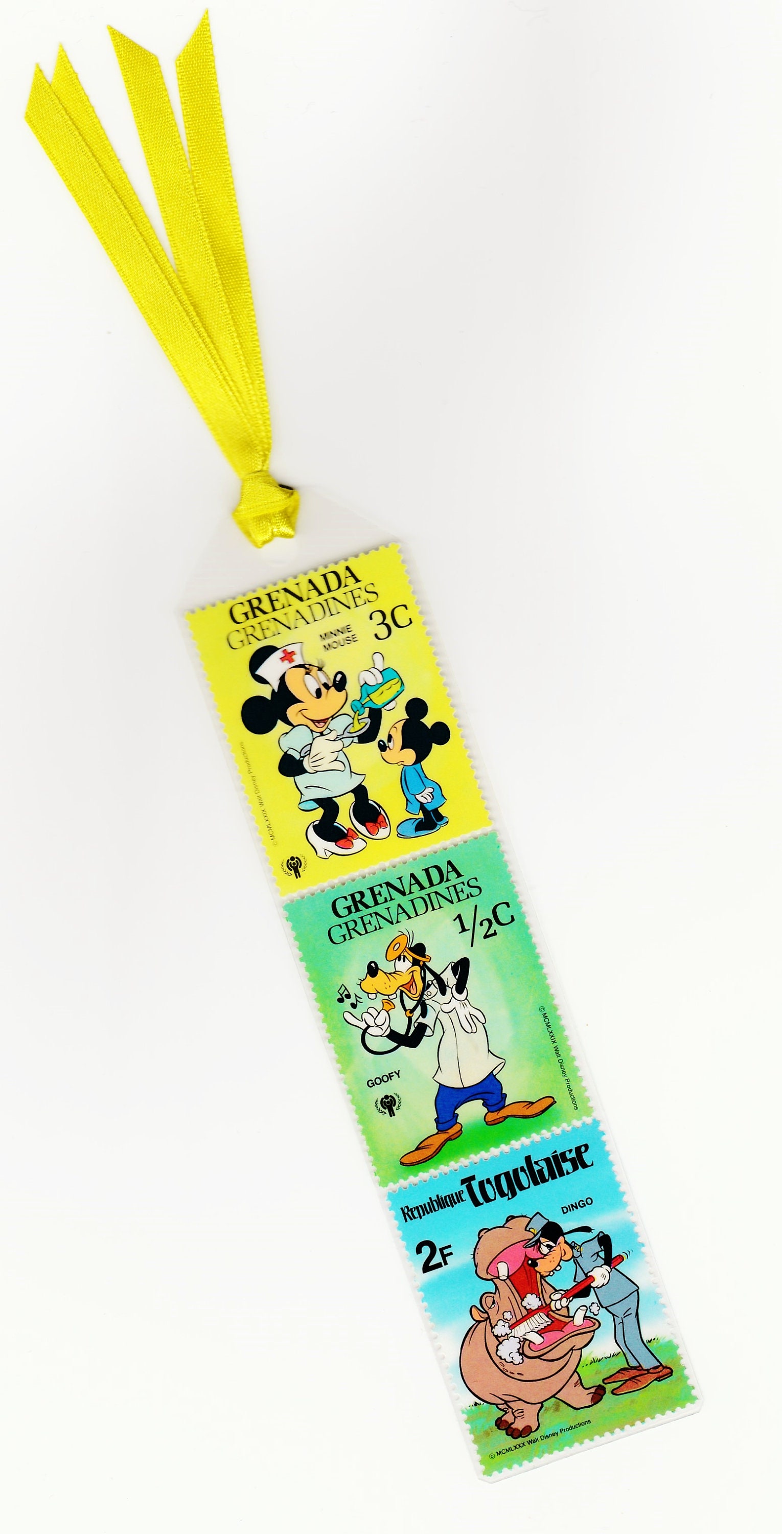 Disneygoofyplutominnie Mouse Bookmarklaminated Plastic Etsy Australia