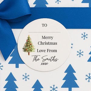 Personalised Christmas Stickers, Christmas Labels, Christmas Gift Labels, Gift Tags, three sizes