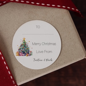 Personalised Christmas Stickers, Christmas Labels, Christmas Gift Labels, Gift Tags, three sizes
