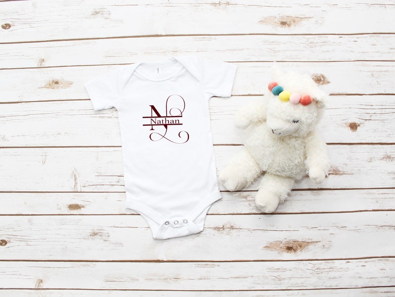 Grow Bodysuit Baby Surename Funny Personalised Kids Child Baby Vest