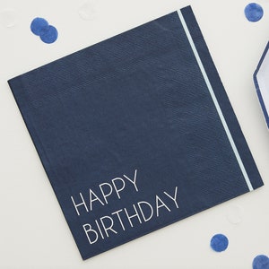 Birthday Napkins, Boys Birthday Party Napkins, Birthday Paper Napkins, Birthday Tableware, Birthday Decorations, Party Supplies