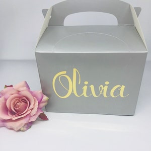 personalised party gift boxes, Party Boxes, gift boxes for bridesmaids, Childs party box, gift box, wedding box, wedding ideas, image 2