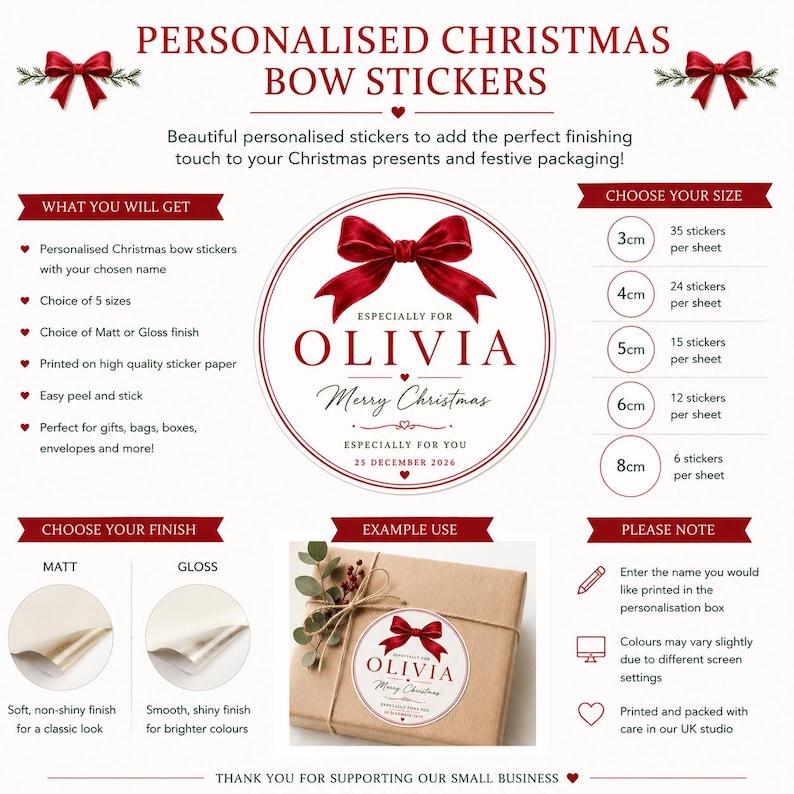 Round Up Label Example Personalised Christmas Stickers, North Pole Special Delivery Labels ...