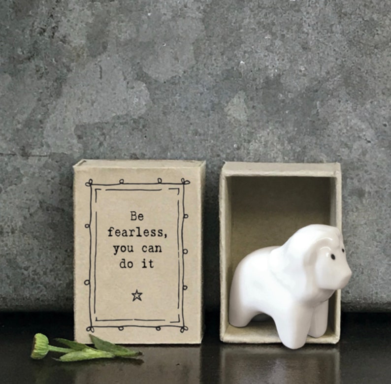 East Of India Porcelain Lion Matchbox Keepsake Gift - East India Collection Home Decor East Of India Porcelain Lion Matchbox Keepsake Gift - East India Collection Home Decor