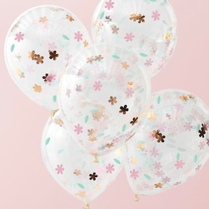 Confetti Balloons, Birthday Party Balloons, Helium Balloons, Hen Party Decor, Wedding, Baby Shower, Engagement, Confetti Filled Balloons