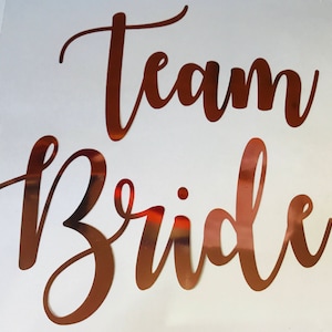 Iron on Transfers, Wedding t-shirt Transfers, bride squad, Bride to Be, hen party accessories, hen party Stickers,