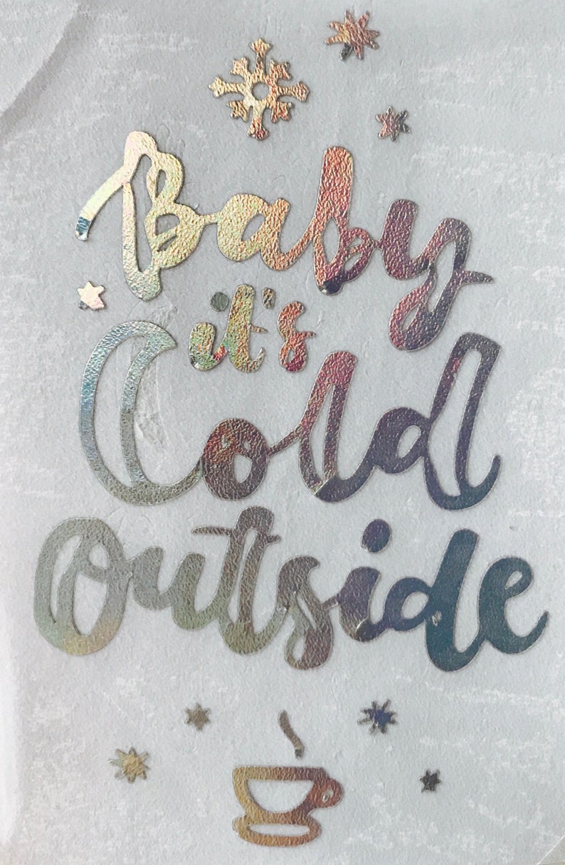 Download Baby Its cold outside Vinyl Decal Christmas decorations ...