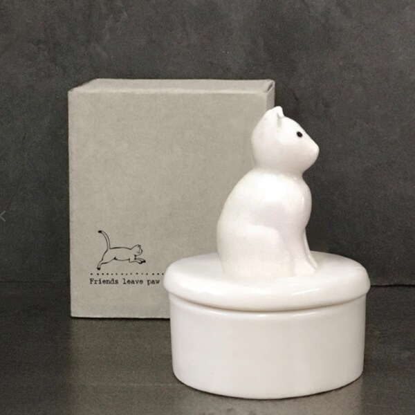Cat Trinket Box Etsy