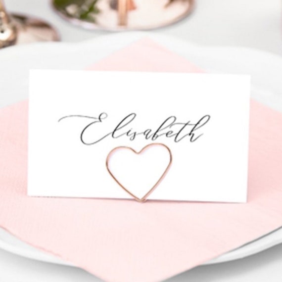 Heart place on sale name holders