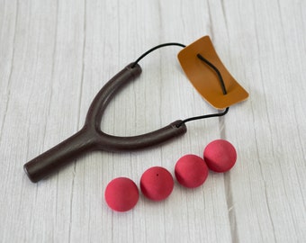 Catapult Toy Stocking Filler with Foam Balls, Classic traditional toy's