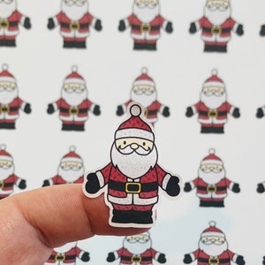 Santa stickers, Christmas stickers, envelope stickers, planner stickers, holiday. stickers