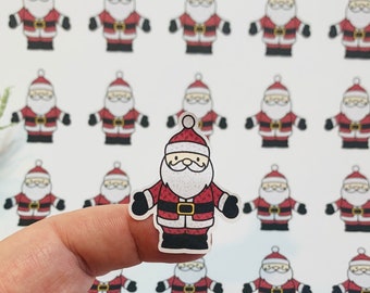Santa stickers, Christmas stickers, envelope stickers, planner stickers, holiday. stickers