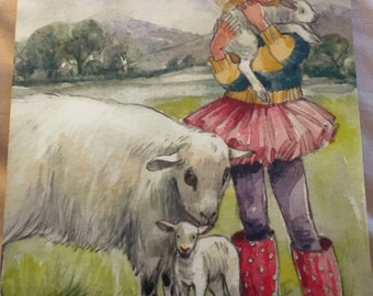Lambing at Hill Farm