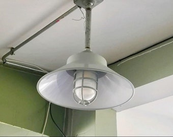 industrial pendant light large vintage industrial pendant lights white enameled shades explosion proof cages pendant light etsy industrial pendant light large vintage industrial pendant lights white enameled shades explosion proof cages pendant light etsy