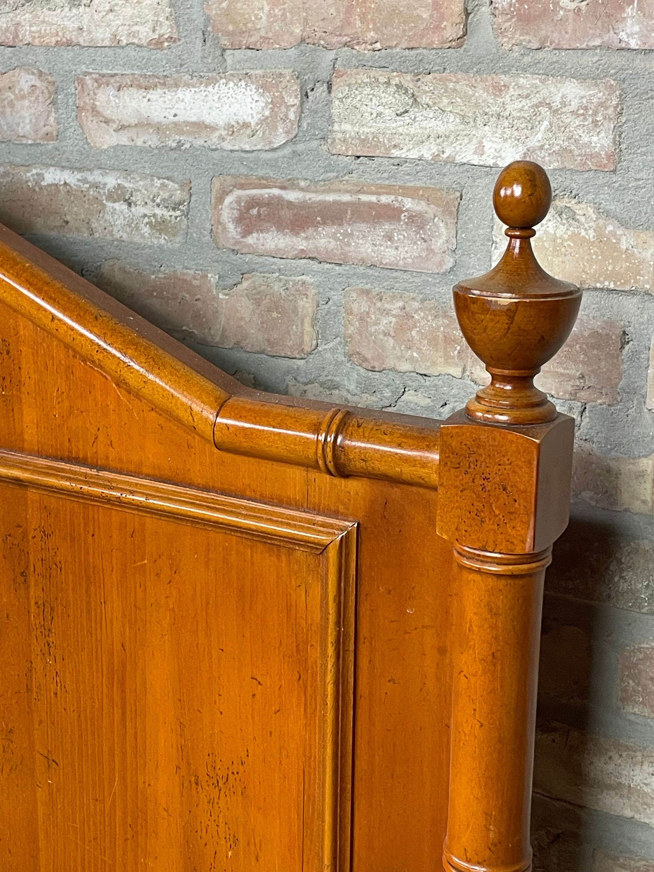 Vintage Baker Furniture King Size Headboard With Matching End Etsy