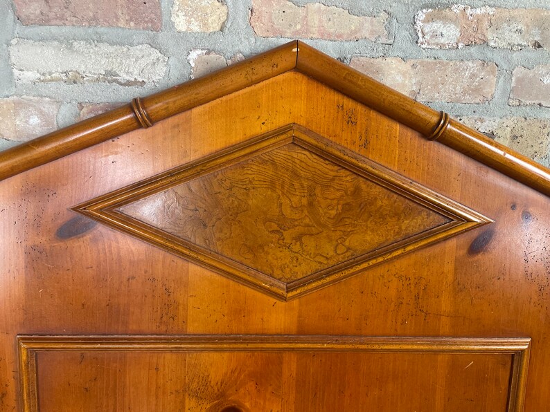Vintage Baker Furniture King Size Headboard With Matching End Etsy