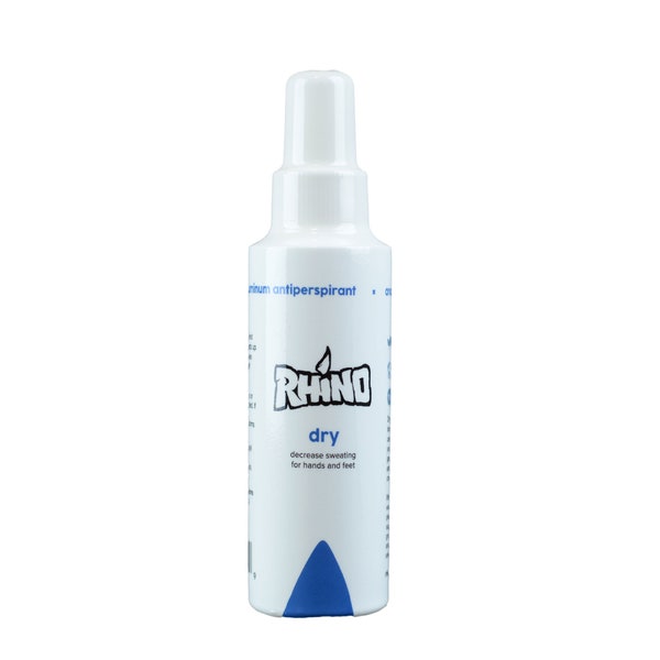 Rhino Skin Solutions | Dry | Non-Aluminum Antiperspirant Spray For Hands And Feet