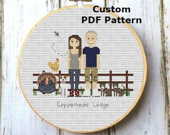 FNAF 1 Animatronics Cute Cross Stitch Pattern PDF Digital -  Denmark