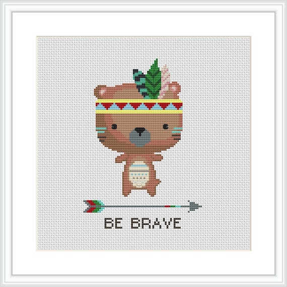 Tribal Animals Cross Stitch Pattern Baby Cross Stitch Nursery Etsy