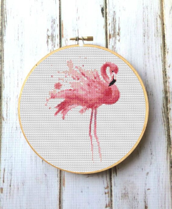 Cross Stitch Flamingo Chart