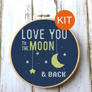 Love You To The Moon Back Cross Stitch Pattern Pdf Nursery Etsy Love You To The Moon Back Cross Stitch Pattern Pdf Nursery Etsy