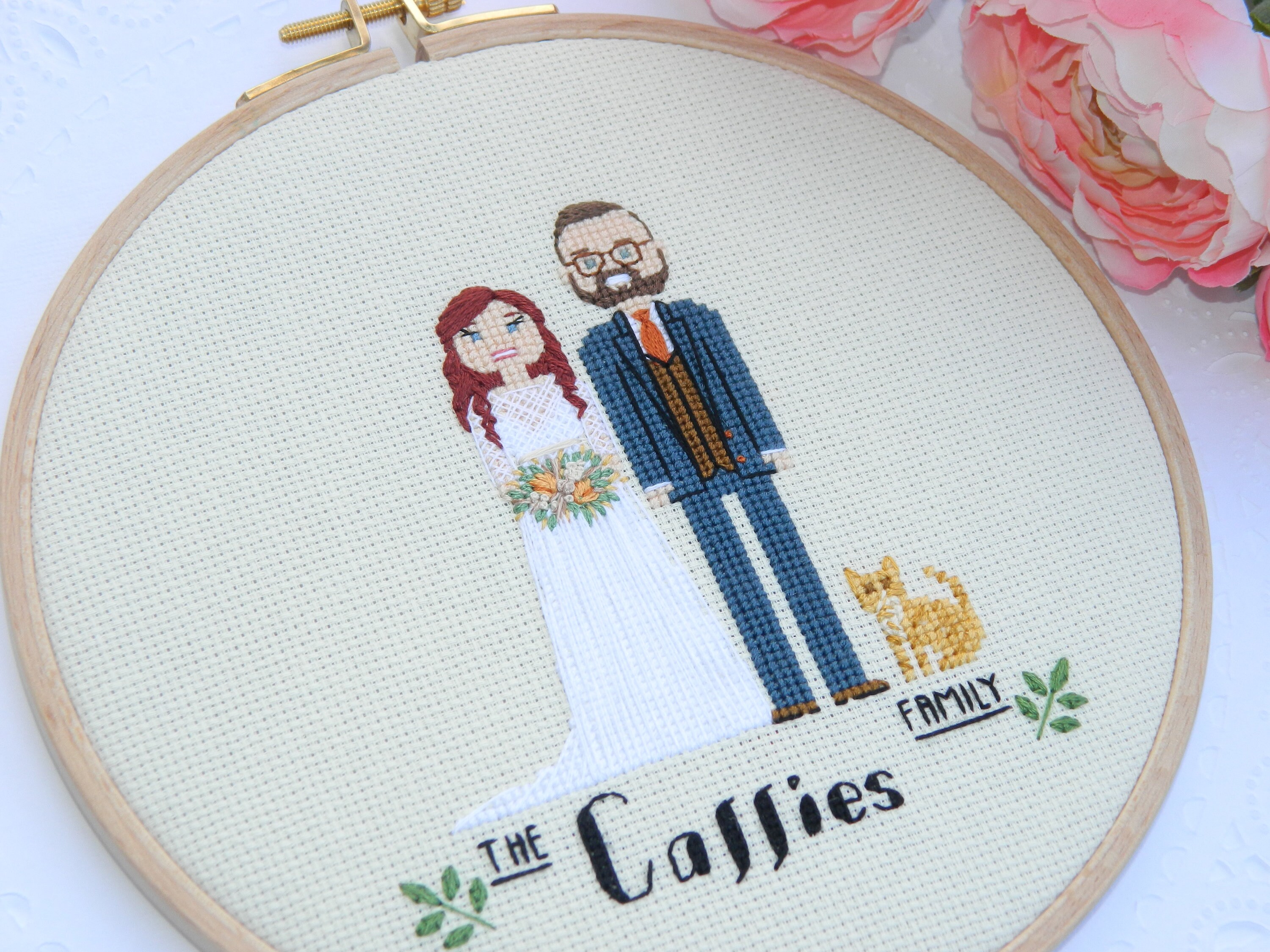 2nd Anniversary Gifts Cotton Personalized Cotton Anniversary Etsy