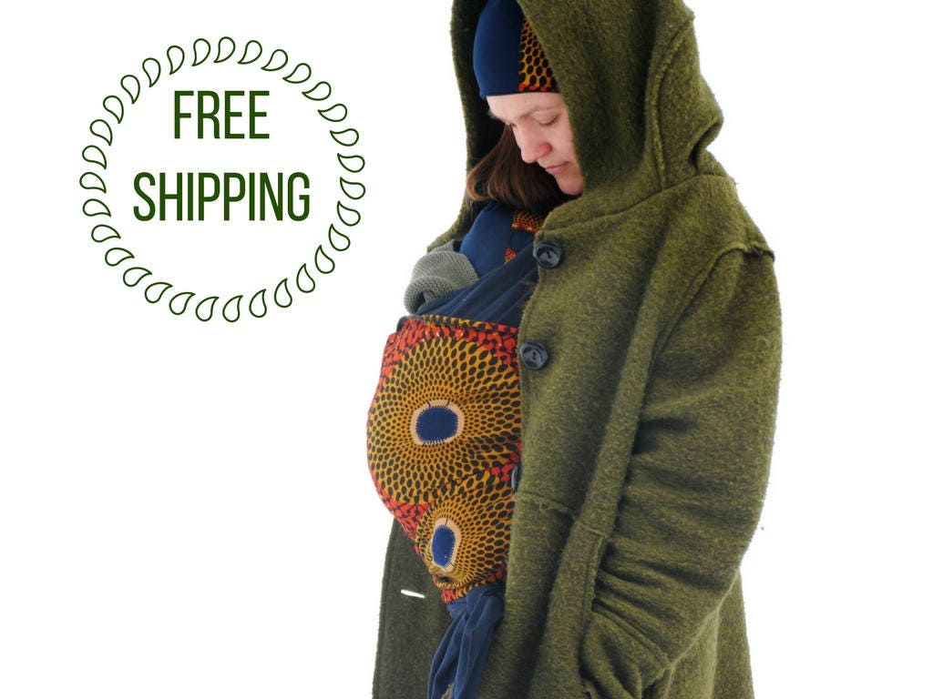 Baby wrap carrier Baby wrap sling African baby wrap carrier Etsy