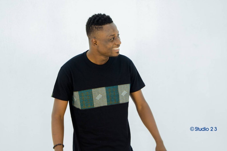 Verbazingwekkend Afrikaanse heren T shirt Afrikaanse kleding voor mannen | Etsy VS-06