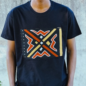 Men&#39;s Ankara T-Shirt Authentic African Fabric Outfit Ethnic Style Vibrant African Print Casual Wear Bogolan Clothing